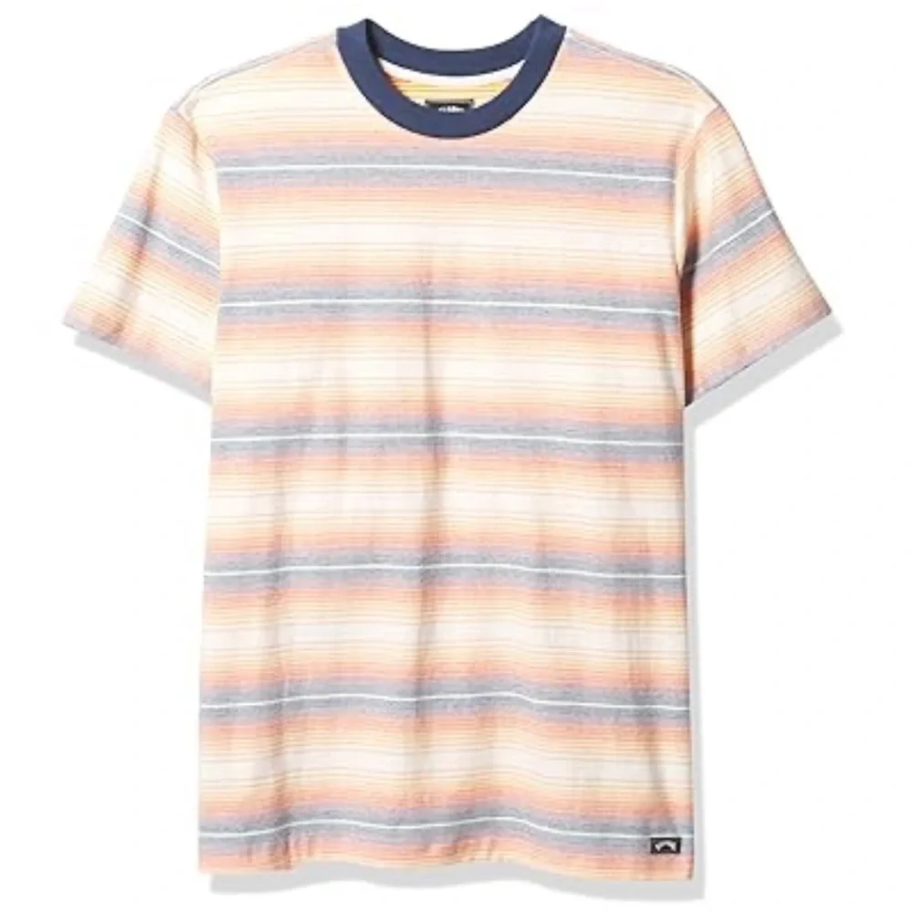 Billabong Multicolor Striped Short Sleeve Tee